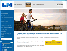 Tablet Screenshot of lakemacquarie.com